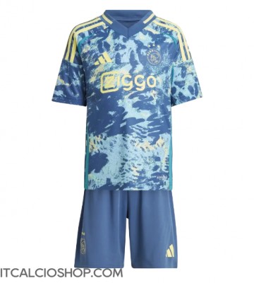Ajax Seconda Maglia Bambino 2024-25 Manica Corta (+ Pantaloni corti)